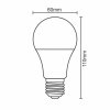 Nedes ZLS503 LED 12W E27/A60/270/6000K studená biela