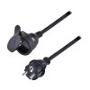 Solight PS34 30m 1Z čierna IP44 predlžovačka