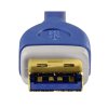 Hama 39671 USB 3.0 kábel typ A-B, 1,8 m, modrý, blister