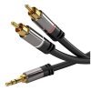 Kábel PremiumCoord 3,5mm jack - 2×Cinch samec 3m