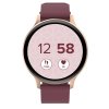 Canyon SW-68, Badian smart hodinky, BT, fareb. LCD displej 1.28´´, vodotes. IP68, 22 športov, karmínové