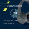 Canyon BTHS-3 Bluetooth bezdrôtové slúchadlá, USB-C nabíjanie, sklápací dizajn, handsfree, 15 hod výdrž, šedé