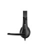 Canyon HSC-1, PC Headset, slúchadla s mikrofónom, 1 x 3.5mm jack komb., ovládanie na kábli, 2 m, čierne