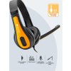 Canyon HSC-1, PC Headset, slúchadla s mikrofónom, 1 x 3.5mm jack komb., ovládanie na kábli, 2 m, čierne