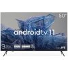 KIVI TV 50U750NB, 50" (127 cm), UHD, Android TV 11,Black,3840x2160,60 Hz,Sound by JVC,2x12W,70 kWh/1000h ,BT5.1, HDMI 4