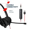 Canyon HS-7, PC Headset, USB/3.5mm jack, pokročilý konferenčný - slúchadla s mikrofónom, ovládanie na kábli, čierne