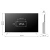 KIVI TV 32H760QW, 32" (81cm), HD LED TV, AndroidTV 11, White, 1366x768, 60 Hz,2x8W, 33 kWh/1000h ,HDMI ports 2