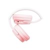 Canyon BTHS-4, OnRiff 4 Bluetooth bezdrôtové slúchadlá, 50 hod výdrž, skladacie, ružové