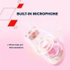 Canyon BTHS-4, OnRiff 4 Bluetooth bezdrôtové slúchadlá, 50 hod výdrž, skladacie, ružové