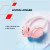 Canyon BTHS-4, OnRiff 4 Bluetooth bezdrôtové slúchadlá, 50 hod výdrž, skladacie, ružové