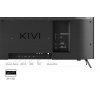 KIVI TV 32H760QB, 32" (81cm), HD LED TV, AndroidTV 11, Black, 1366x768, 60 Hz,2x8W, 33 kWh/1000h ,HDMI ports 2