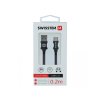 2314 9 swissten datovy kabel usb a usb c s textilnim opletem delka 0 2 m