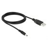 Delock USB 2.0 A - DC 3.5x1.35mm rovny Kabel
