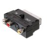 Redukcia Scart-3xCinch+SVHS KJSA-01