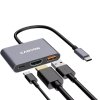 Canyon DS-4 3v1 HDMI, USB-A, USB-C PD 100W USB C 3.0 Hub