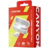 Canyon TWS-1, True Wireless Bluetooth slúchadlá do uší, nabíjacia stanica v kazete, biele
