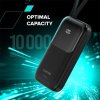 Canyon OnPower 101, Powerbank, 10.000 mAh, dig. disp., in: USB-C, out: USB-A, QC 3.0/USB-C, PD 22,5W, integ. káb..