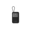 Canyon OnPower 101, Powerbank, 10.000 mAh, dig. disp., in: USB-C, out: USB-A, QC 3.0/USB-C, PD 22,5W, integ. káb..