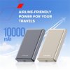 Canyon OnCharge 510, Powerbank, 10.000 mAh, in: USB-C, out: USB-C PD 20W + Wireless Magnet 15W, štíhla, šedá