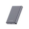 Canyon OnCharge 510, Powerbank, 10.000 mAh, in: USB-C, out: USB-C PD 20W + Wireless Magnet 15W, štíhla, šedá