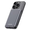 Canyon OnPower 505, Powerbank, 5.000 mAh, in: USB-C, out: USB-C PD 20W + Wireless Magnet 15W, ultratenká, šedá