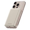 Canyon OnCharge 510, Powerbank, 10.000 mAh, in: USB-C, out: USB-C PD 20W + Wireless Magnet 15W, štíhla, béžová