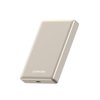 Canyon OnCharge 510, Powerbank, 10.000 mAh, in: USB-C, out: USB-C PD 20W + Wireless Magnet 15W, štíhla, béžová