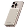 Canyon OnPower 505, Powerbank, 5.000 mAh, in: USB-C, out: USB-C PD 20W + Wireless Magnet 15W, ultratenká, béžová