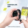 Canyon SW-88, Hexagon 88, smart hodinky, BT, fareb. AMOLED displej 1,43", vodotes. IP67, multišport. režim, strieborné