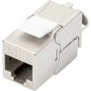 Digitus keystone 8pin RJ45 Cat6a zásuvka montáž bez nástroja Konektor dátový 1