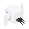 Solight kocka 2m 4z USB A+C 3.4A vypínač Predlžovačka 6
