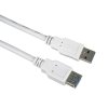 PremiumCord predlžovací USB 3.0 A A 0.5m biela Kabel 2