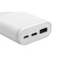 Canyon PB-103, Powerbank, Li-Pol, 10.000 mAh, Vstup: 1x Micro-USB, 1x USB-C, Výstup: 1x USB-A, biela