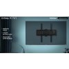 KIVI TV otočný držiak, dve ramená, VESA 100-400 , 32 - 55", čierny