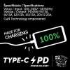 Sturdo 1X USB C 3A PD 3.0 45W biela Nabíjačka USB do siete 2