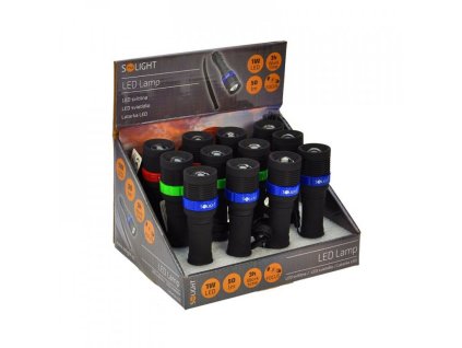 Solight WL28, 1W LED, 50lm, 1x AA, fokus