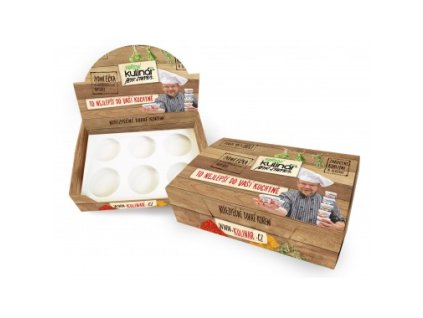 Prázdná dárková krabička pro 6 ks koření