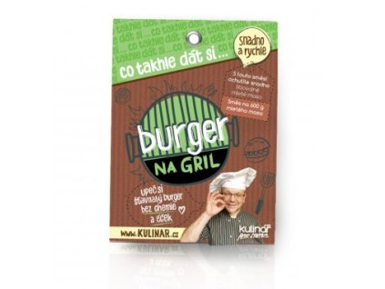 Co takhle dát si... BURGER NA GRIL - Kulinář Petr Stupka - směs pro přípravu celého pokrmu