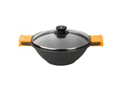 Pánev wok pr. 28cm - BRA EFFICIENT + DÁREK sada koření „PRO TEBE"