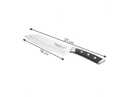 Nůž japonský AZZA SANTOKU 18 cm