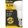 led zarovka ecolite led6 5w e14 r50 3000 tepla bila ee18832
