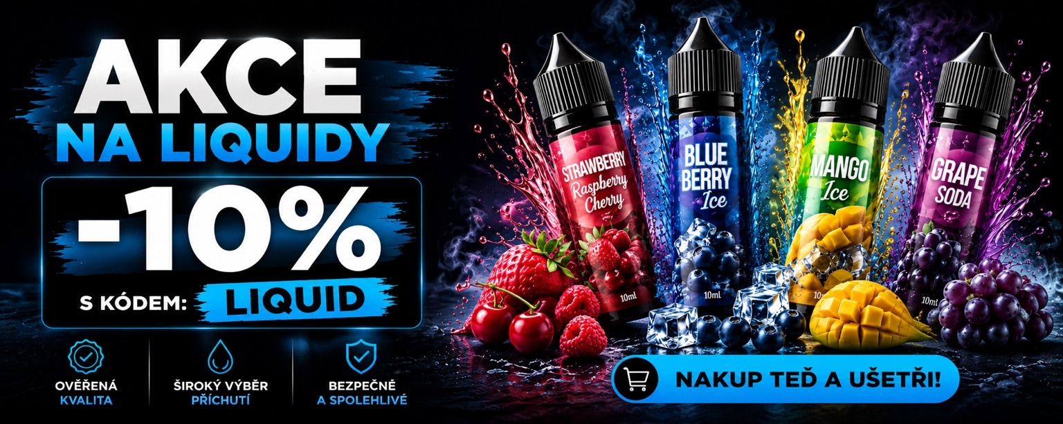 AKCE na LIQUIDY - 10%