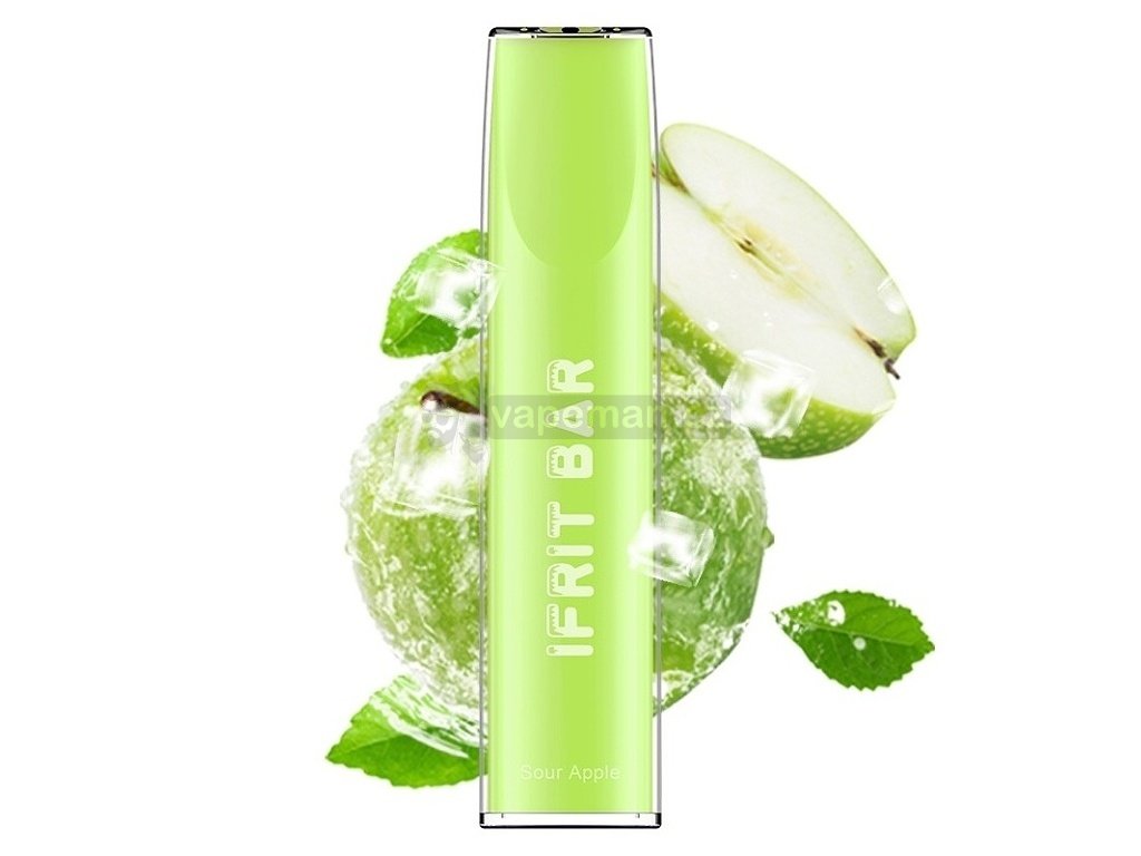 157113 ifrit bar 20mg sour apple zelene jablko produktovy obrazek