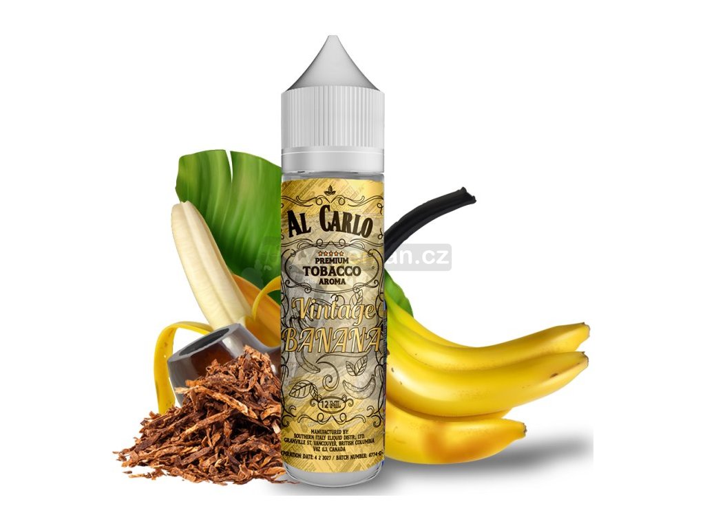 Příchuť Al Carlo S&V 12ml Vintage Banana