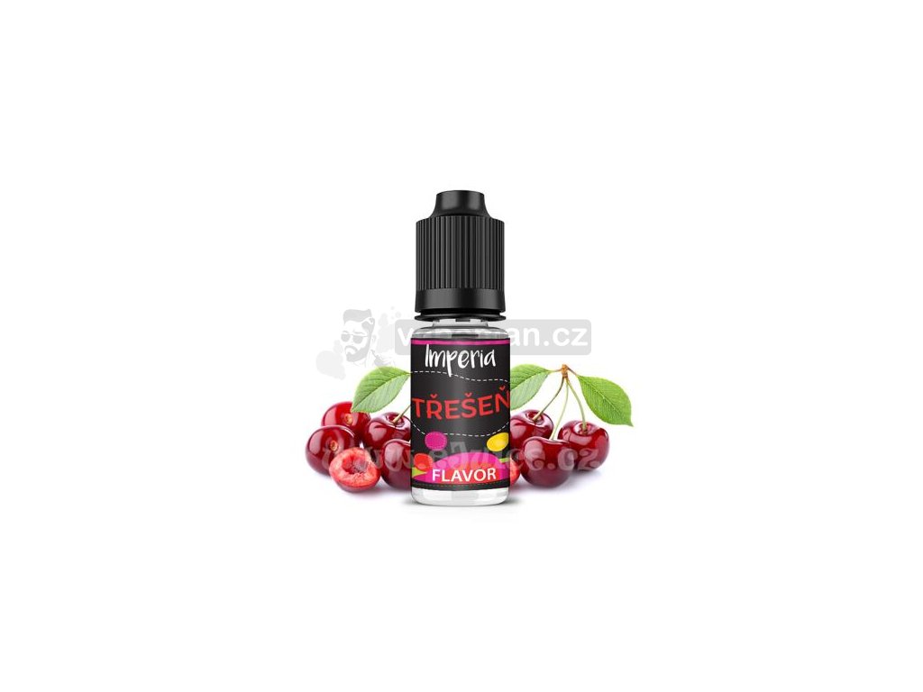 Příchuť Imperia Black Label: Třešeň objem 10ml tabáková nálepka Kolek R