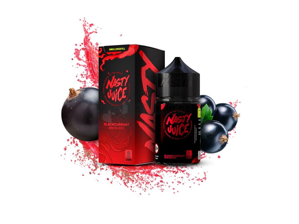 Příchuť Nasty Juice S&V: Bad Blood (Ledový bobulovitý mix) objem 10ml kolek R