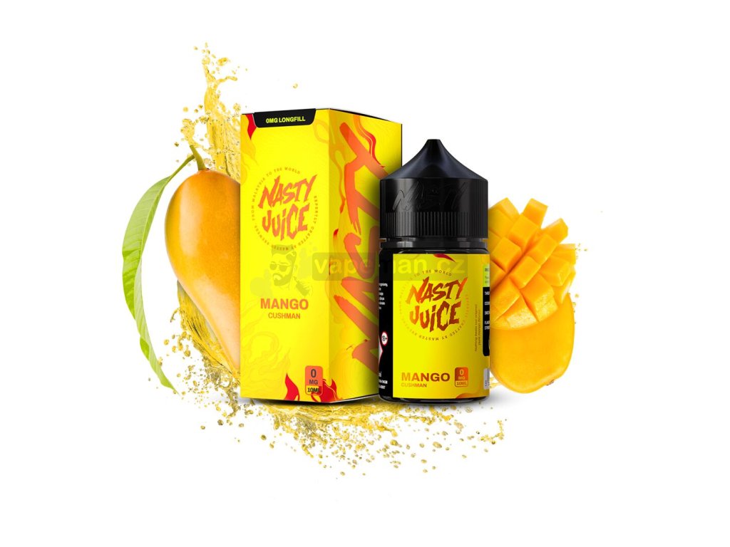 Příchuť Nasty Juice S&V: Cush Man (Mango) objem 10ml kolek R