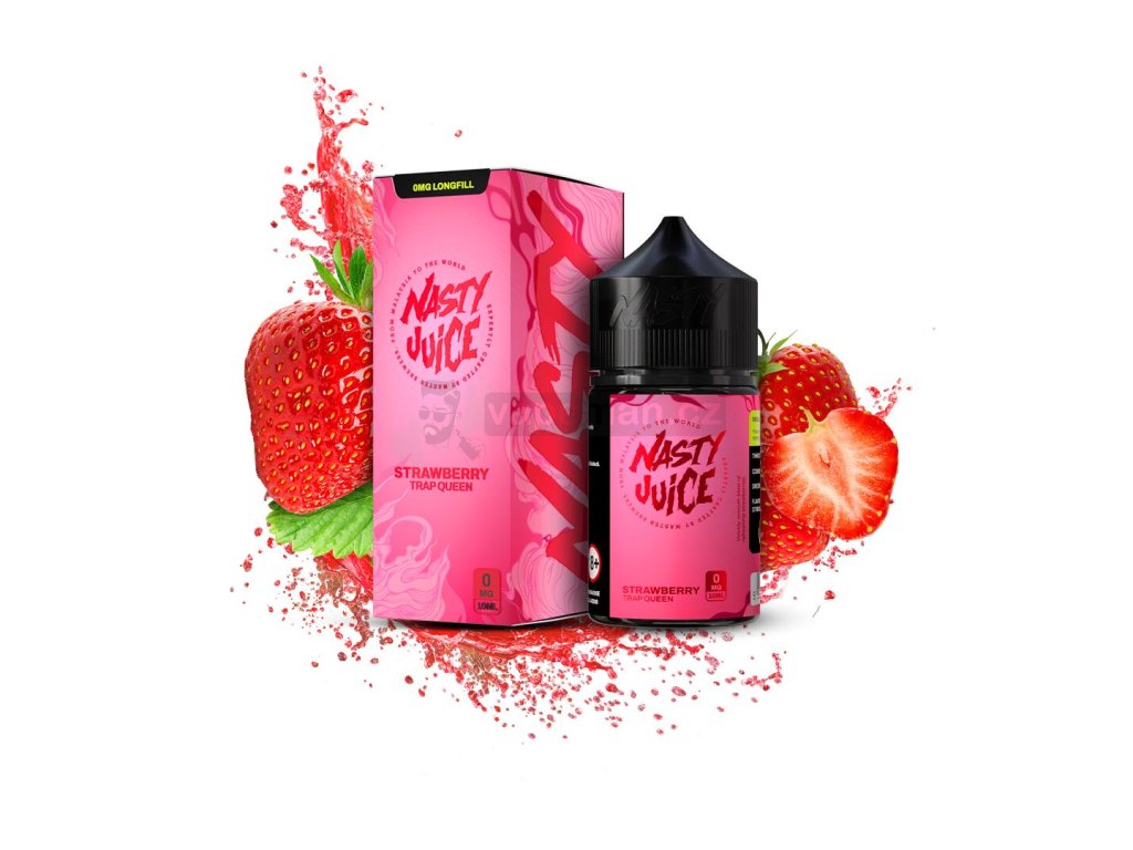 Příchuť Nasty Juice S&V: Trap Queen (Sladká jahoda) objem 10ml kolek R