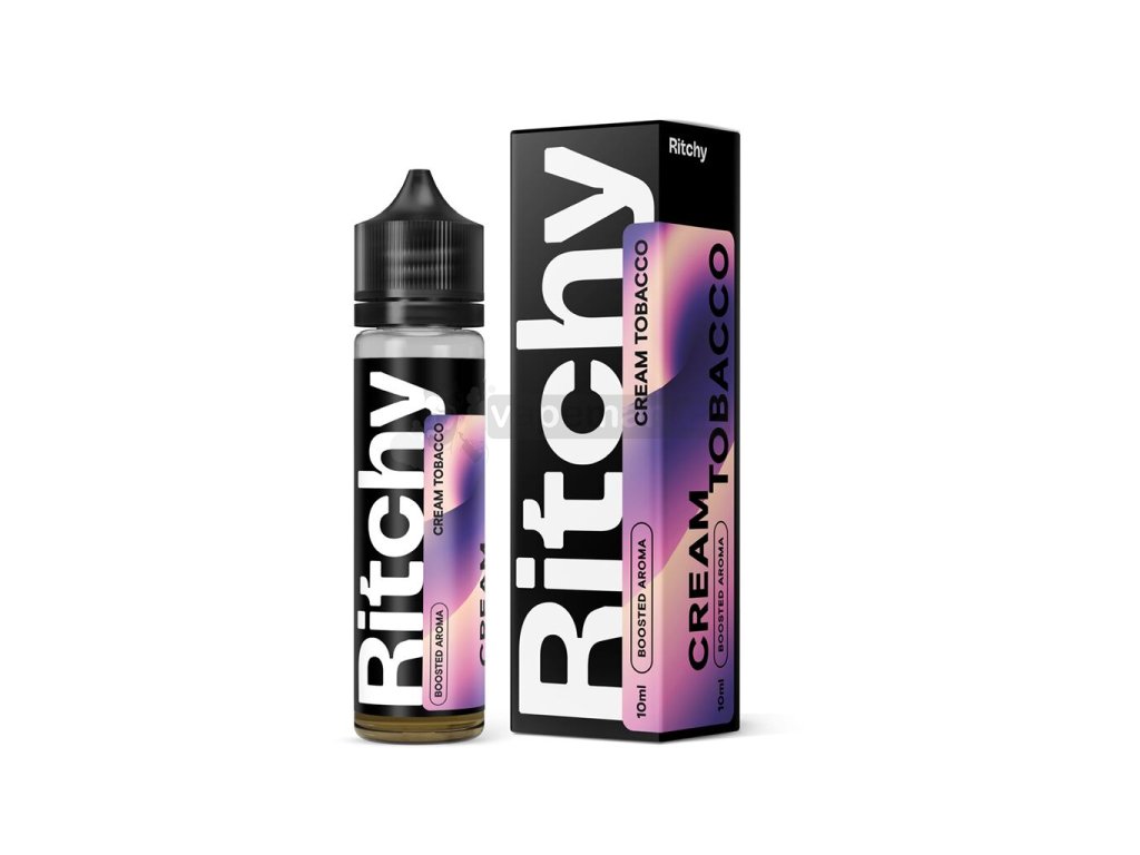 Příchuť Ritchy S&V: Cream Tobacco (Tabák se smetanou) objem 10ml kolek R