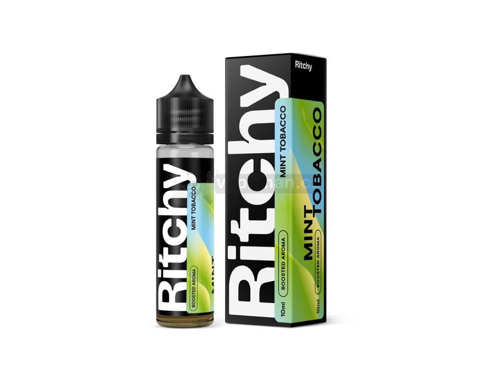 Příchuť Ritchy S&V: Mint Tobacco (Mátový tabák) objem 10ml kolek R